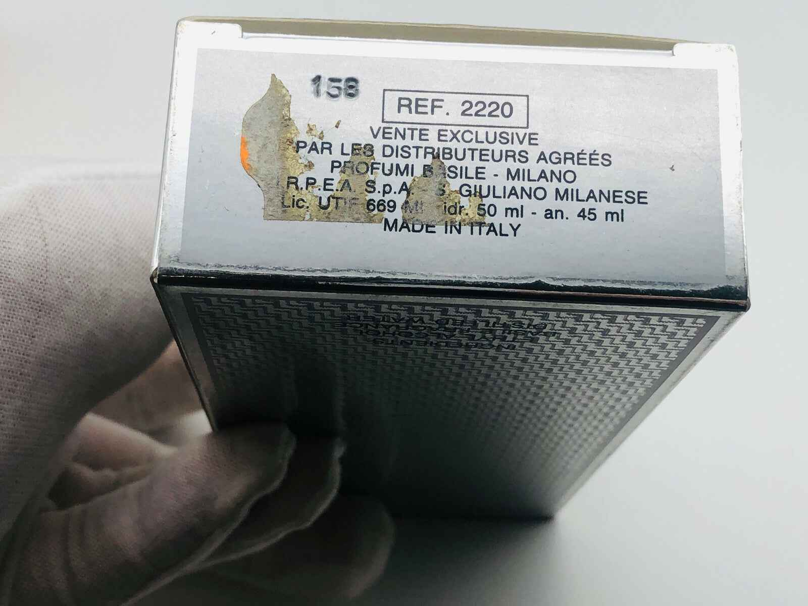 PROFUMO BASILE ARGENTO VINTAGE 50 ml EDT SPLASH DONNA RARO EAU DE TOILETTE