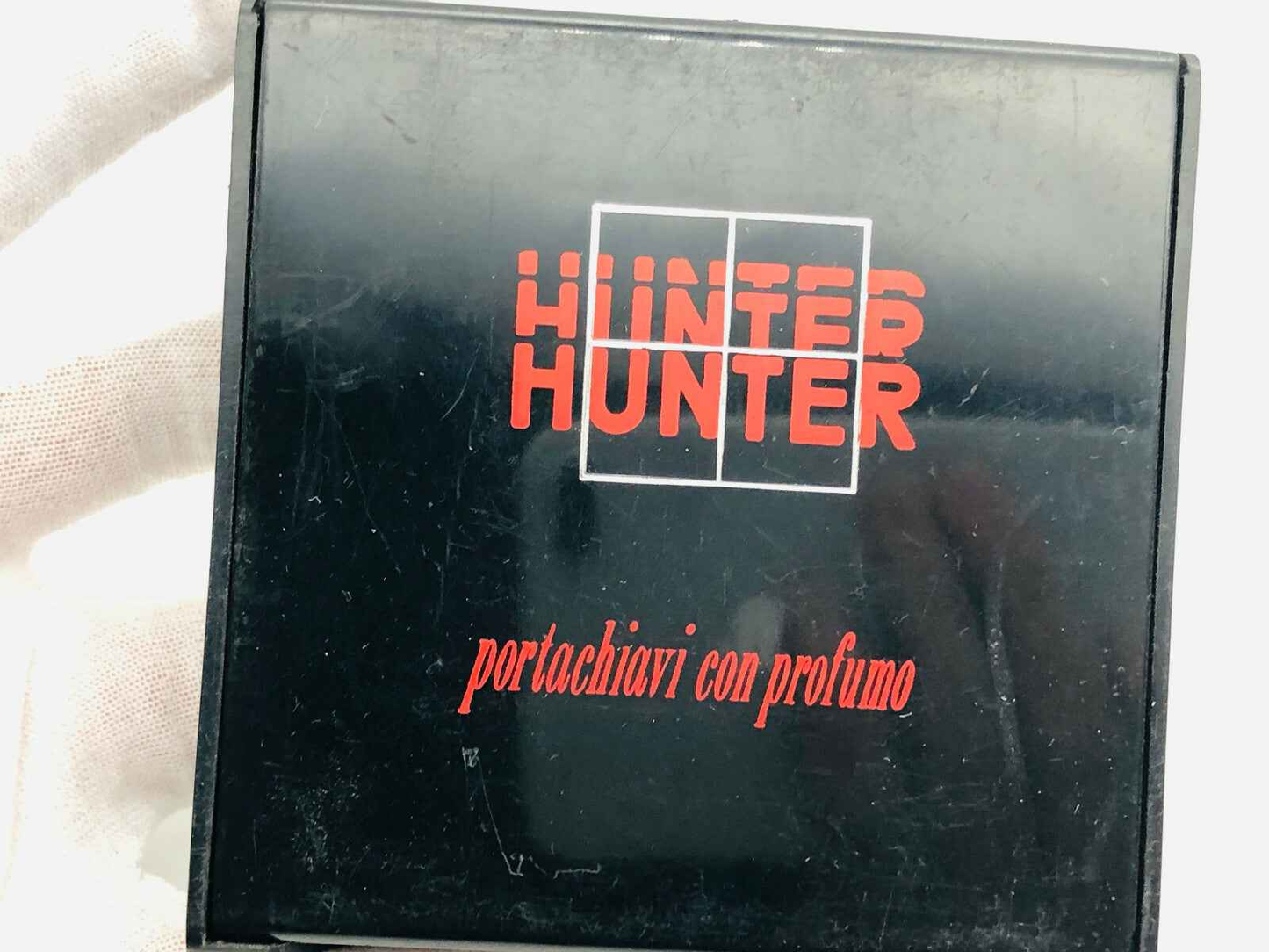 PORTACHIAVI ATKINSONS HUNTER VINTAGE PROFUMO MIGNON edt uomo Homme RARO METALLO