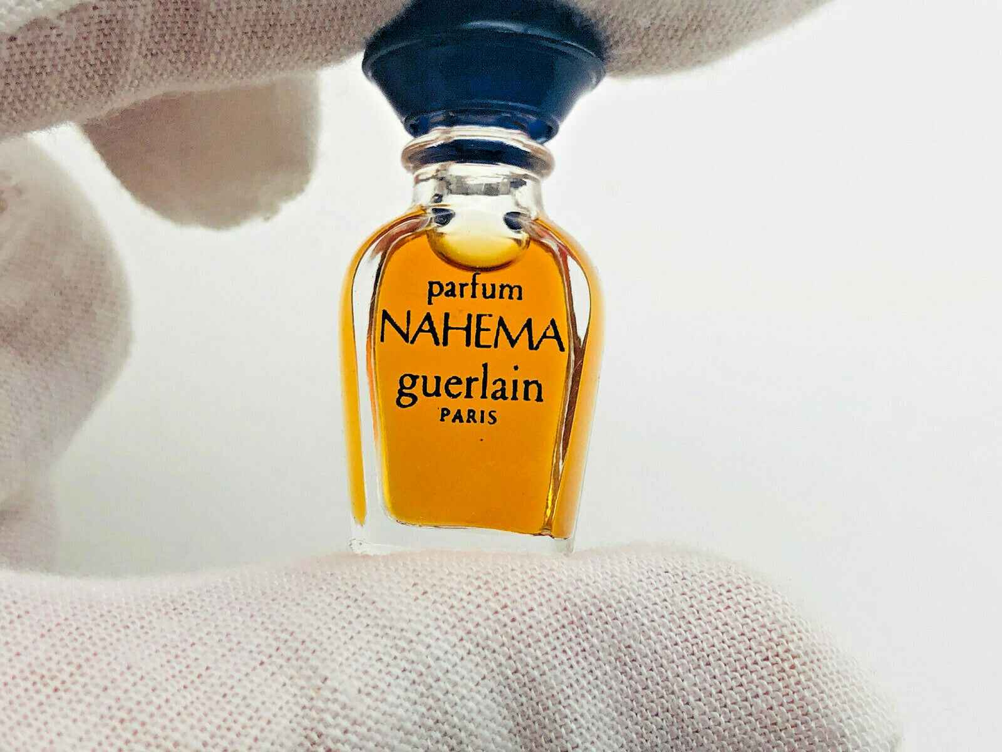 MIGNON GUERLAIN NAHEMA VINTAGE PARFUM EXTRAIT 1 ml PURO PROFUMO donna BLU CAP