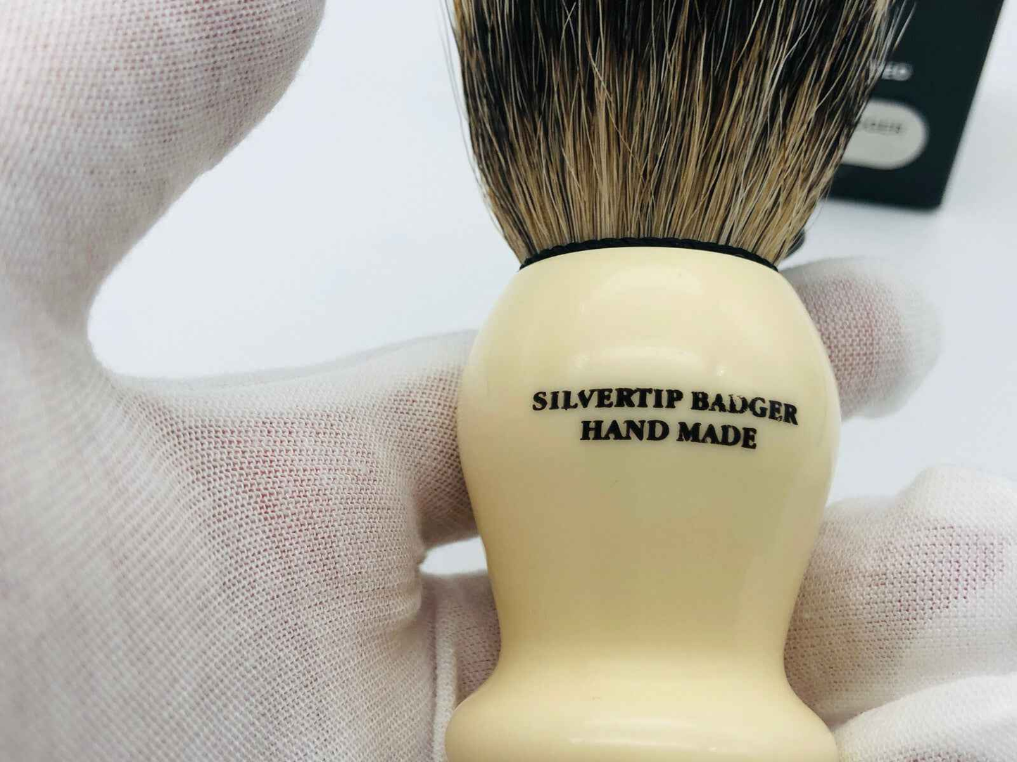THE ART OF SHAVING Pennello Tasso SILVERTIP Badger Brush TAOS NORMALE IVORY