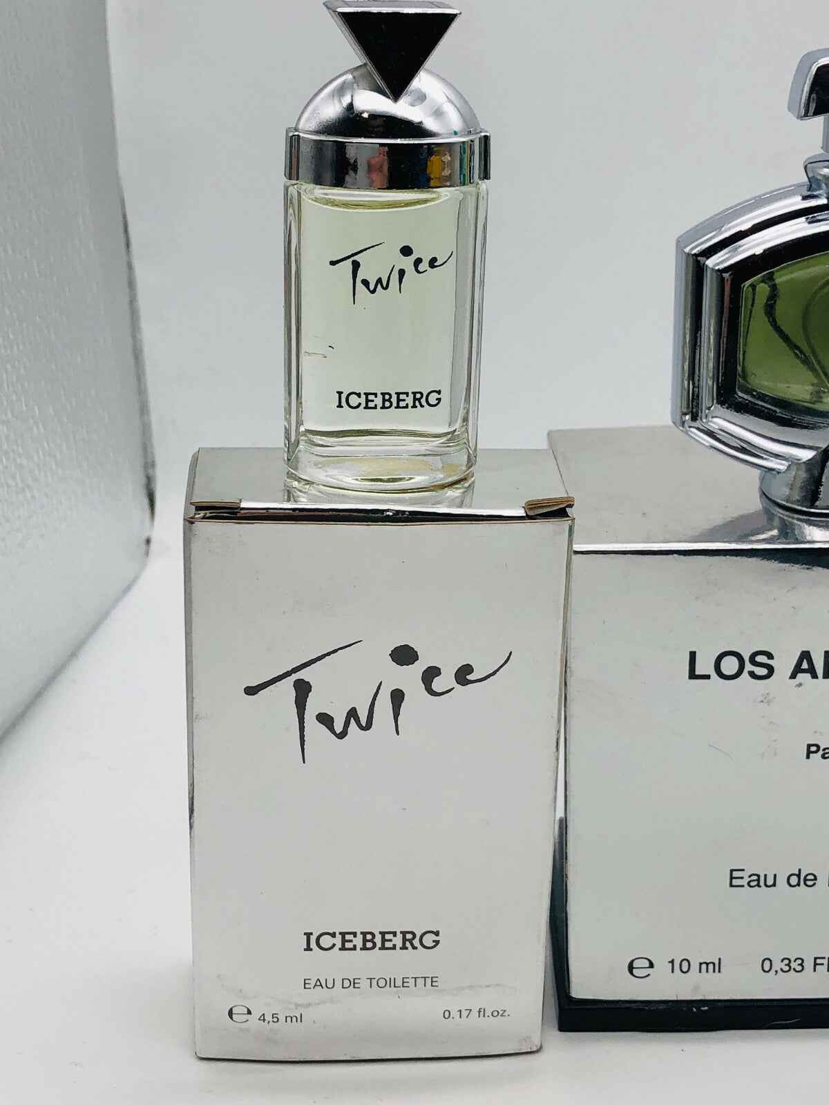 5X MIGNON DONNA VINTAGE PROFUMO EDT EDP ICEBERG ARMANI PAVAROTTI LOS ANGELES