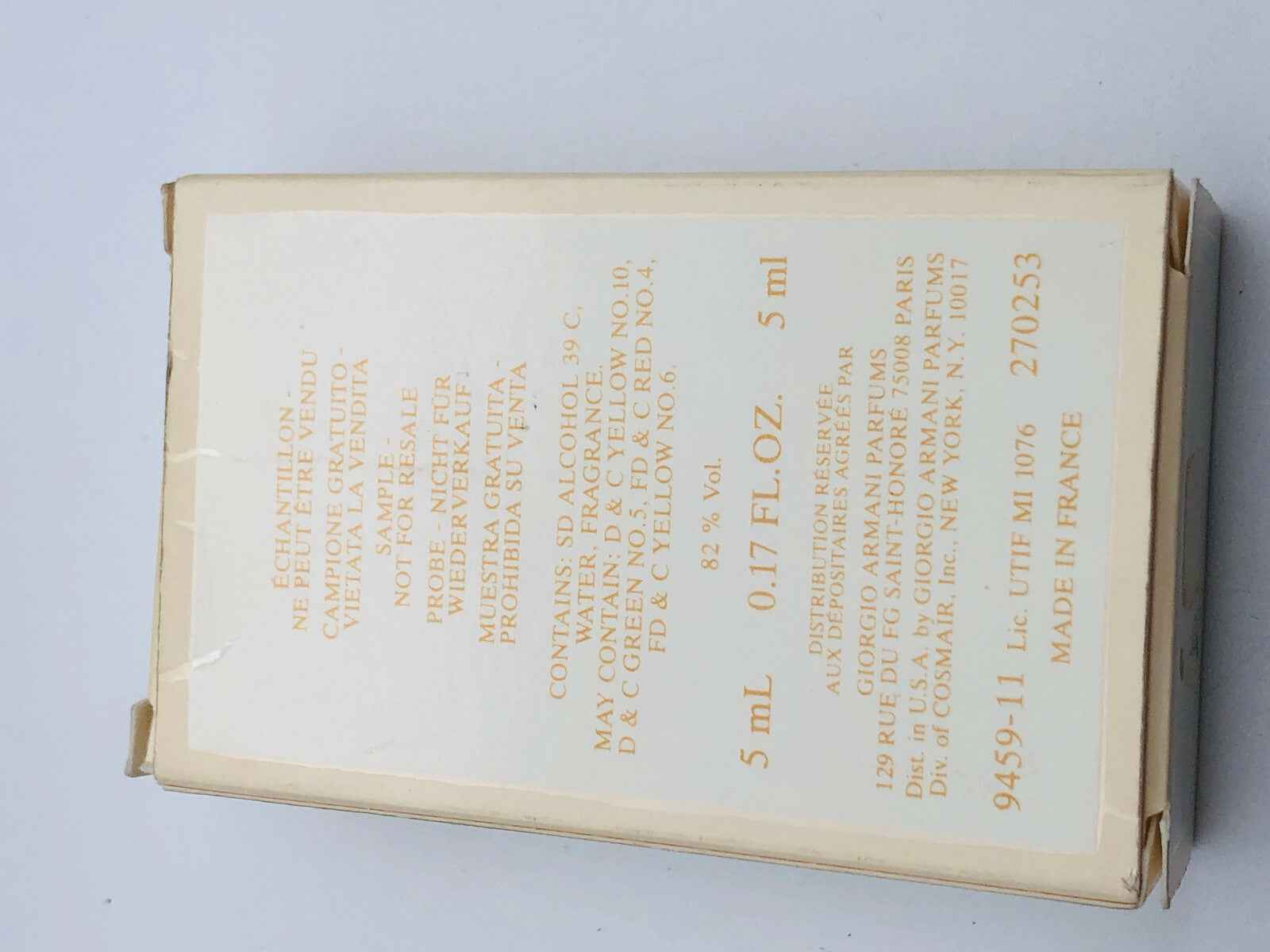 5X MIGNON DONNA VINTAGE PROFUMO EDT EDP ICEBERG ARMANI PAVAROTTI LOS ANGELES