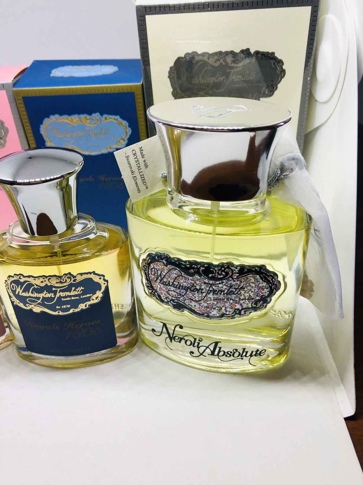 STOCK 3 PROFUMI WASHINGTON TREMLETT NEROLI ABSOLUTE FAIR LADY ROYALS HEROES 50ml