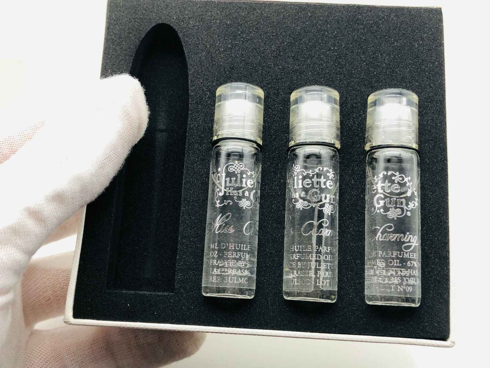 JULIETTE HAS A GUN MISS CHARMING PURSE BULLET CONCENTRATED OIL PROFUMO DE SAC