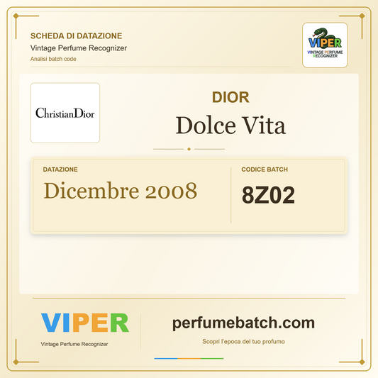 CHRISTIAN DIOR DOLCE VITA 50 ml Edt spray Profumo Vintage eau de toilette 2008 Discontonued donna raro