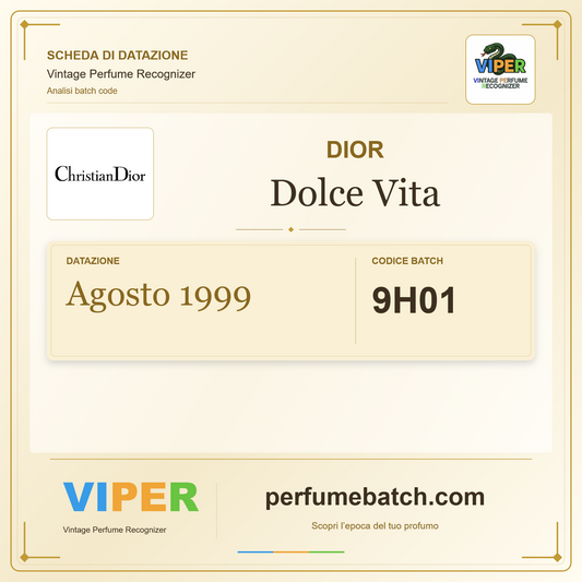 Dior Dolce Vita Profumo Vintage 50 ml + Purse Spray 5 ml + Specchio – Cofanetto 1999