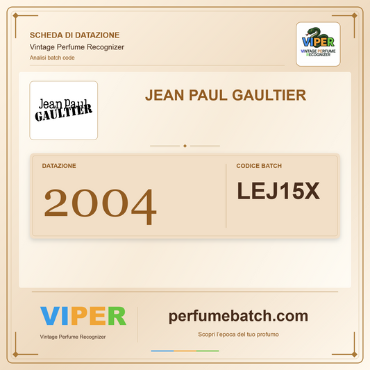 CLASSIQUE JPG Eau d'Ete 2004 Profumo Vintage Spray 100 ml Jean Paul Gaultier Sealed