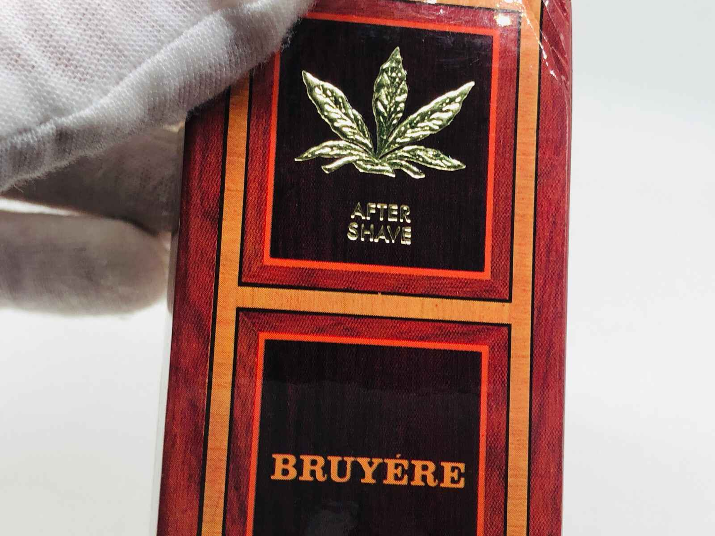 After shave Adam Bruyere Vintage con decorazione in rame su confezione elegante in legno