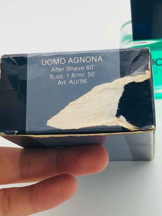 Scatola di dopobarba Uomo Agnona Vintage con quantità di 50 ml e design elegante