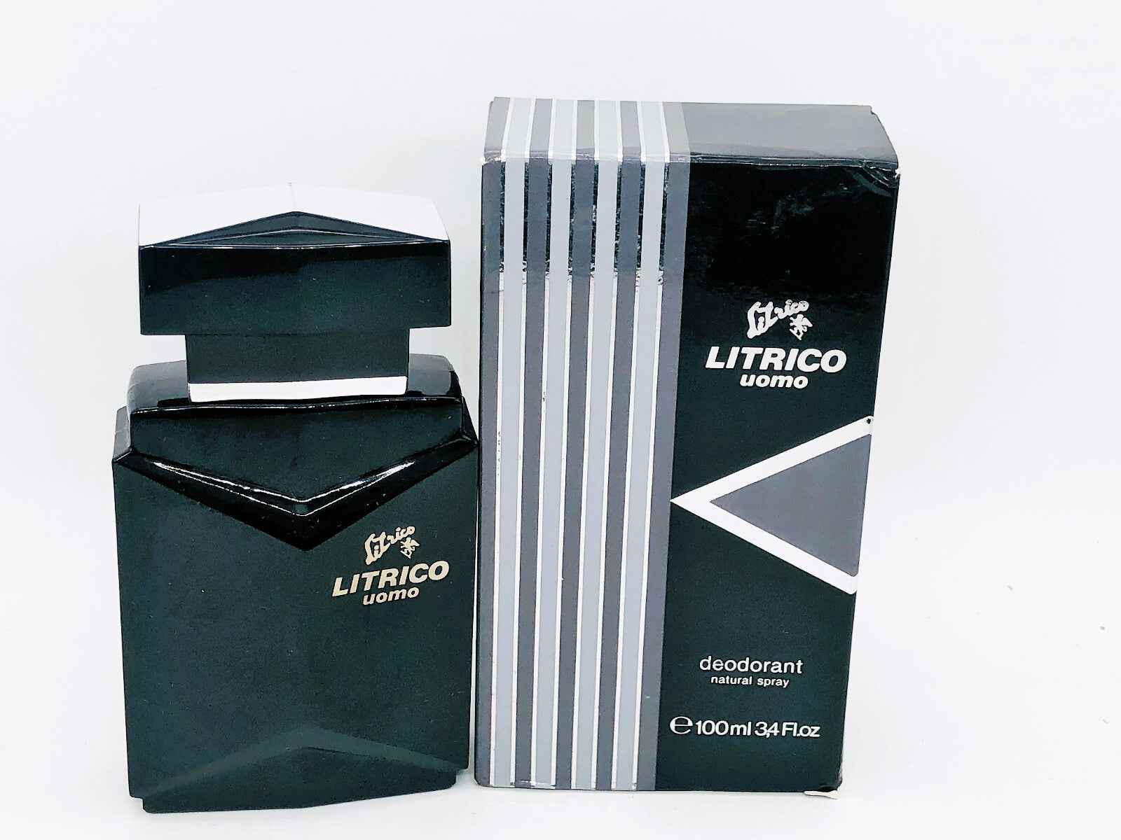 Deodorante Angelo Litrico Uomo Vintage in confezione da 100ml con spray naturale