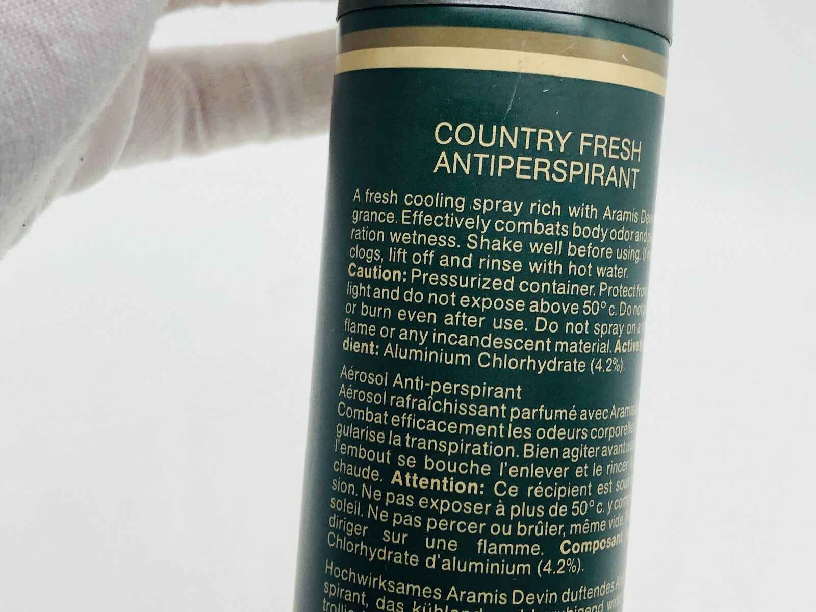 Spray rinfrescante Aramis Devin Country Fresh in aerosol per combattere efficacemente gli odori