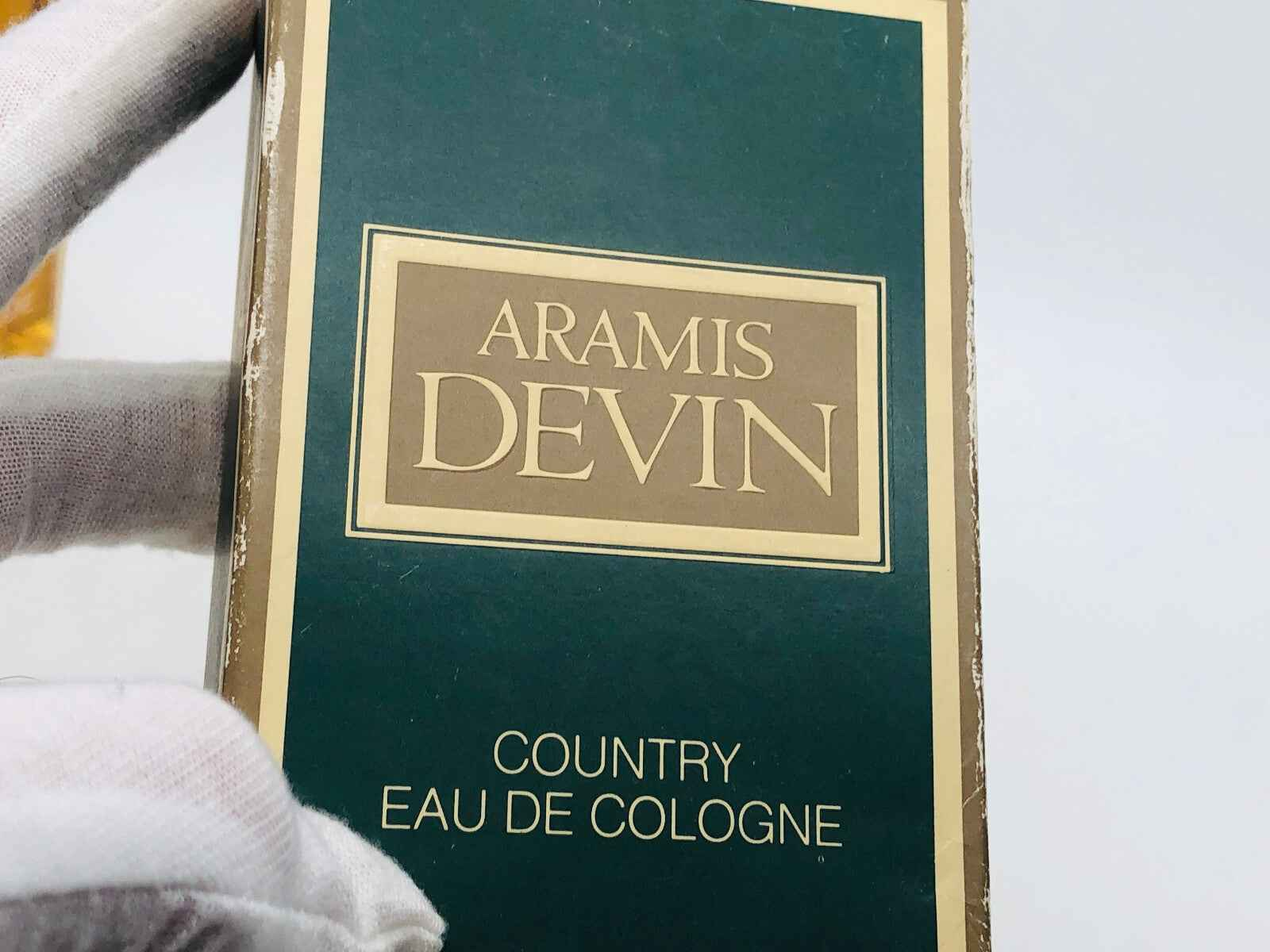 Confezione di profumo Vintage Aramis Devin Country Eau de Cologne con design elegante