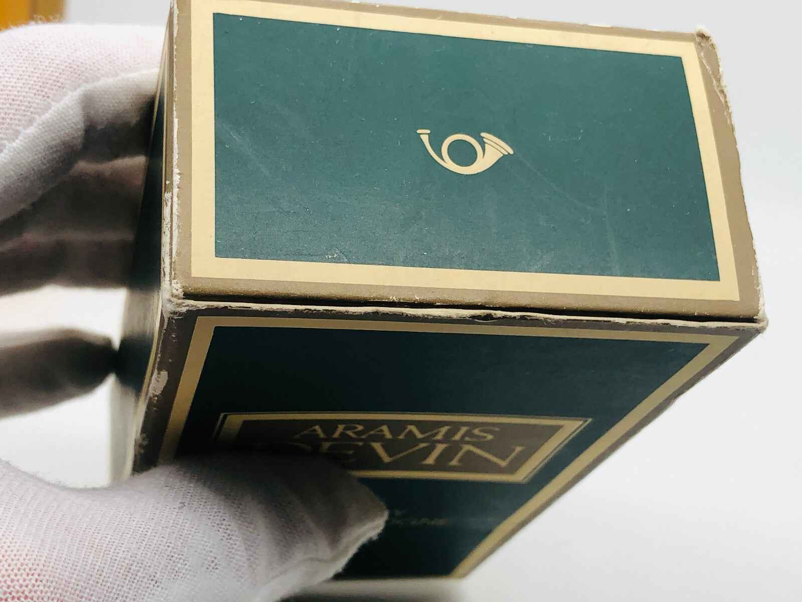 Scatola di profumo Vintage Aramis Devin Country con logo sul coperchio per collezionisti