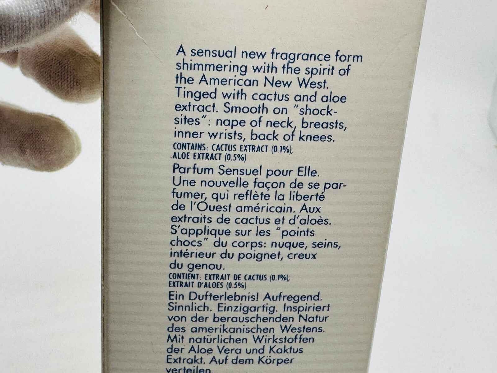 Aramis New West Profumo Vintage con estratto di cactus e aloe, incarna lo spirito americano