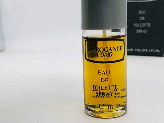 Flacone di profumo Arrogance Uomo Vintage da 30 ml, Eau de Toilette con aroma classico