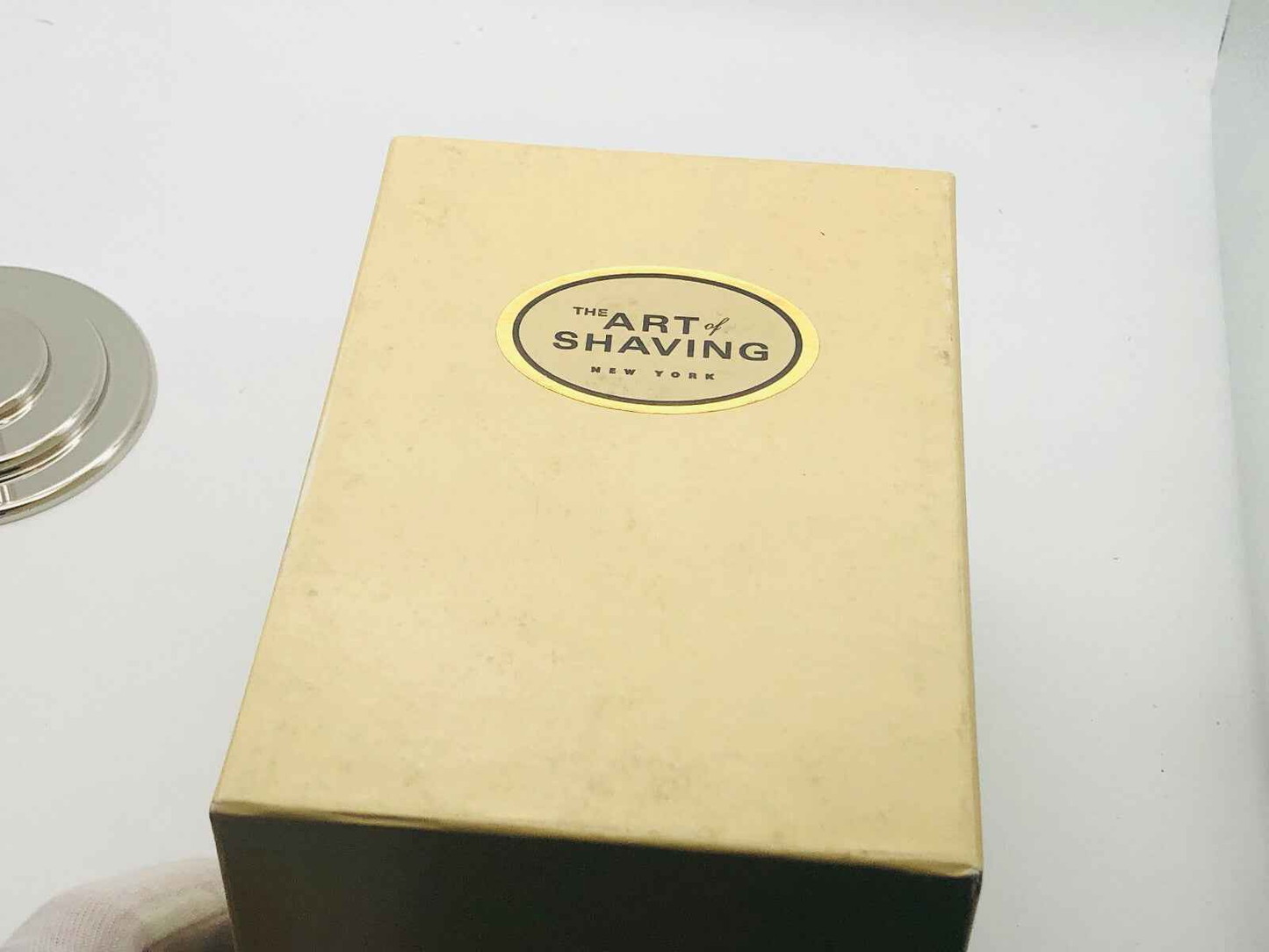 Scatola del supporto di lusso in nichel The Art Of Shaving per prodotti da barba