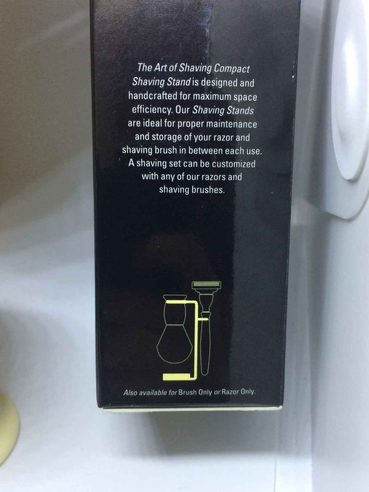 Supporto da barba compatto The Art Of Shaving pennello progettato per la cura e lo stoccaggio degli accessori