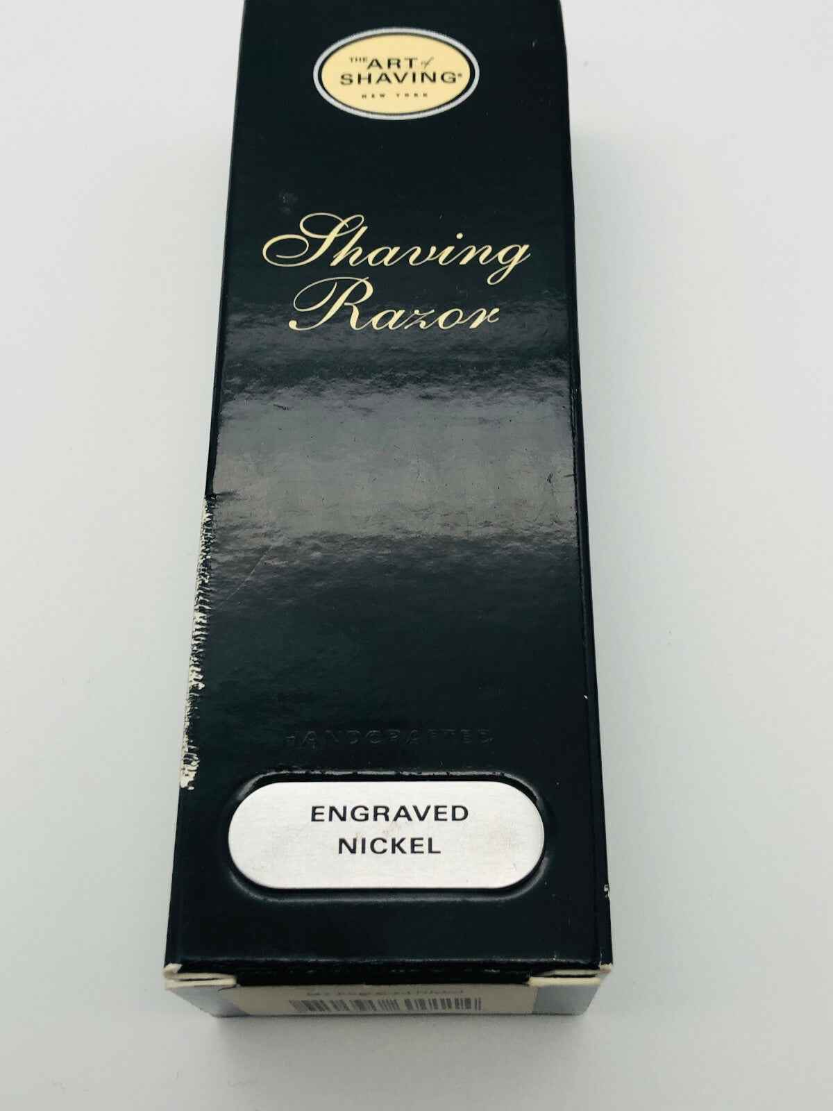Scatola del Rasoio The Art Of Shaving in nichel inciso per una rasatura elegante