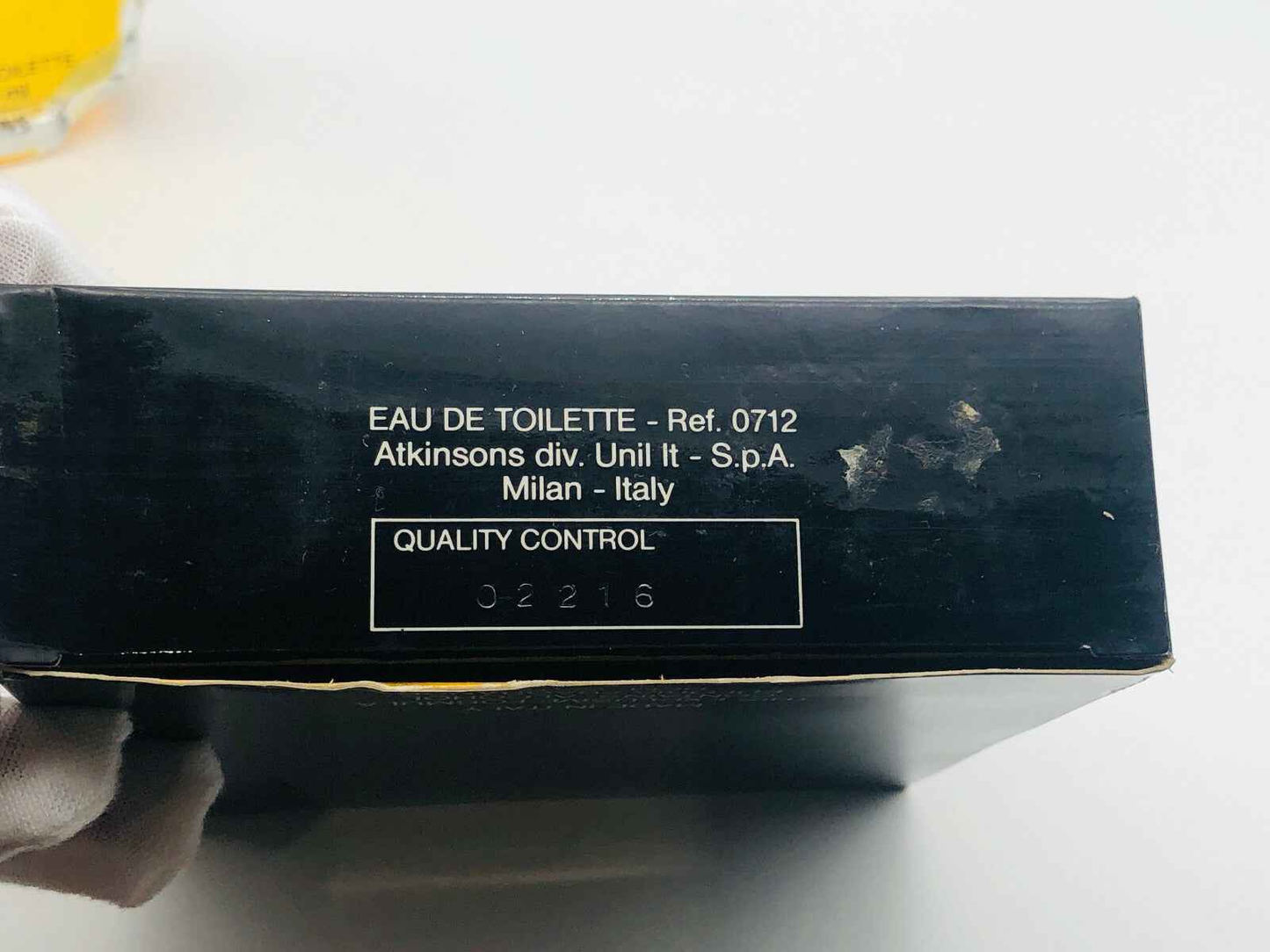 Scatola di Euforia Atkinsons Vintage, profumo Eau de Toilette con etichetta di controllo qualità