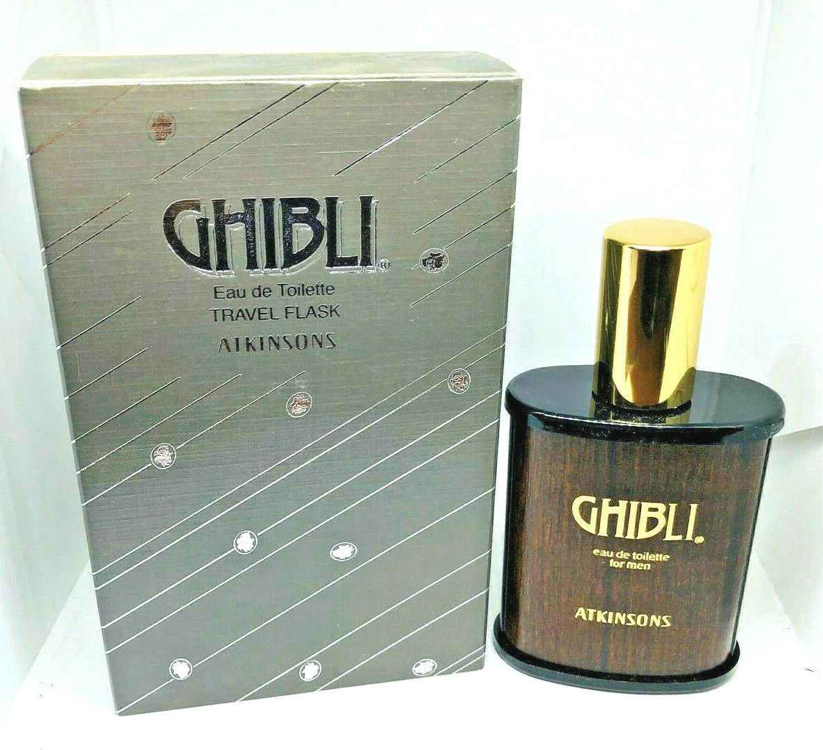 Atkinsons Ghibli Vintage profumo da uomo in flacone da viaggio con confezione elegante