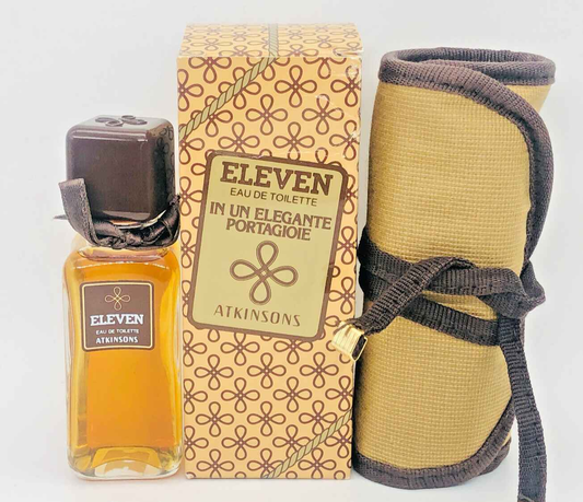 Profumo Vintage Eleven Atkinsons in confezione elegante con flacone e portagioie