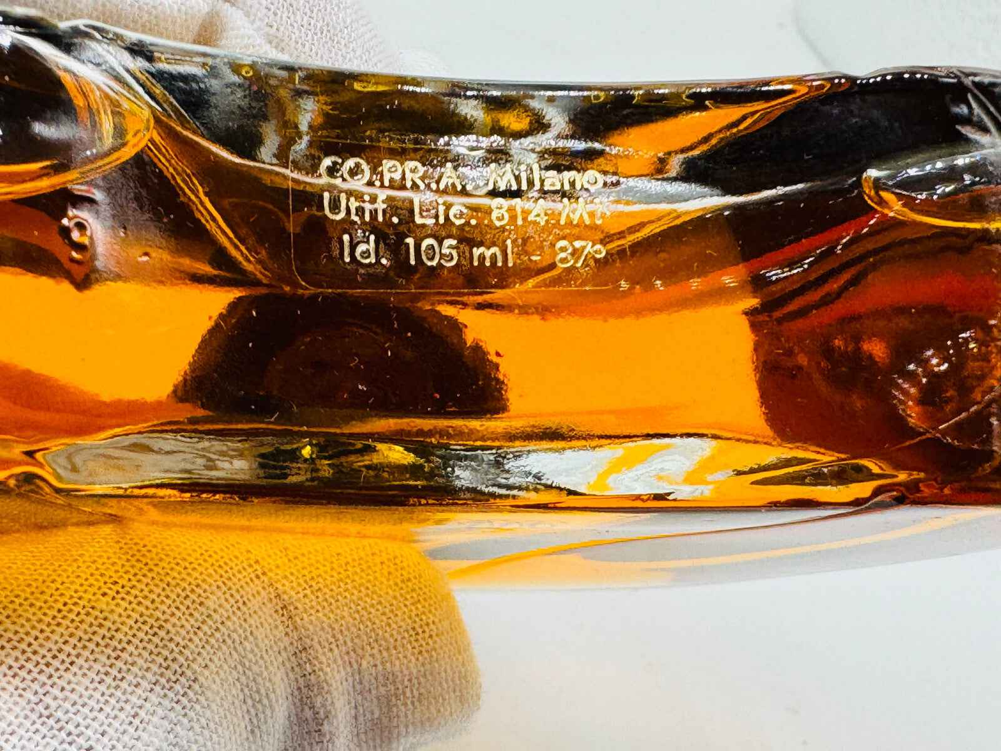 Flacone di profumo Balenciaga Michelle Vintage da 105 ml con tonalità dorate