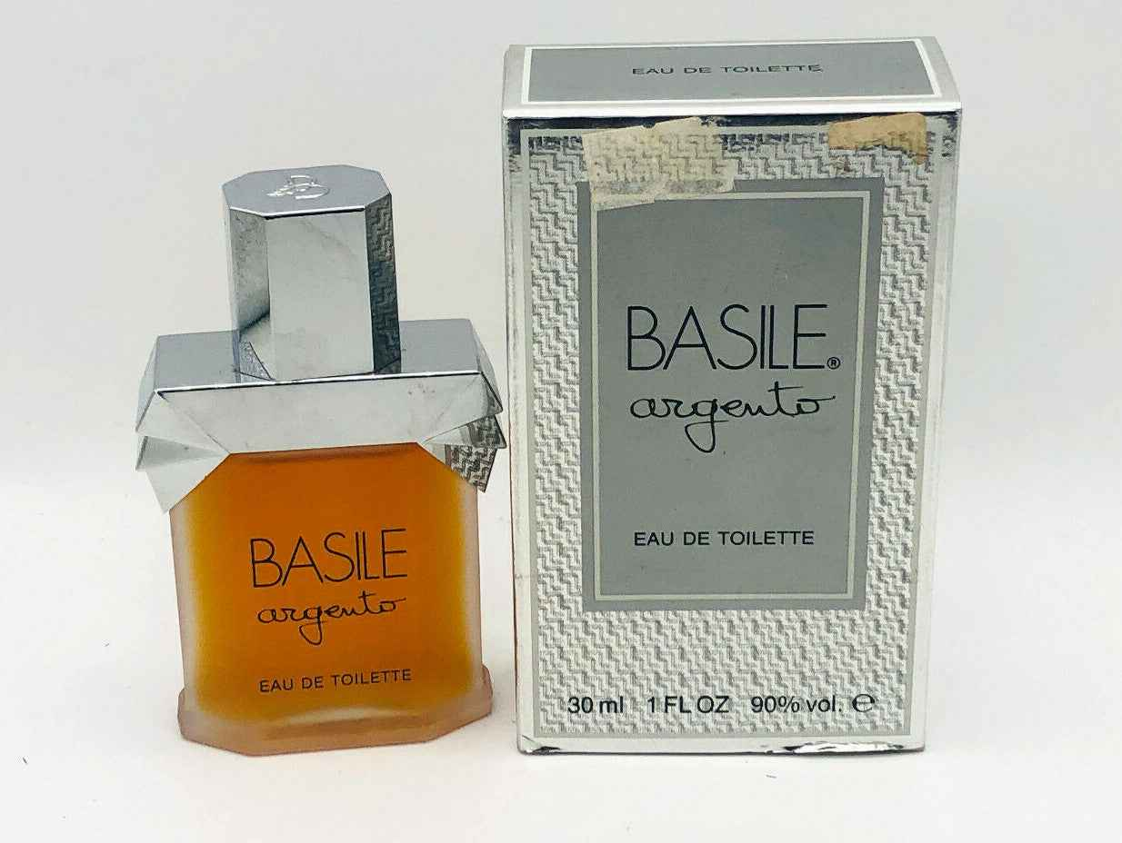 Profumo Basile Argento Vintage in flacone da 30 ml con confezione elegante