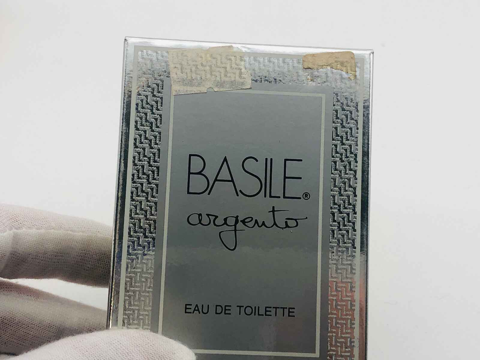 Confezione di profumo Basile Argento Vintage, Eau de Toilette, con dettagli eleganti e design classico