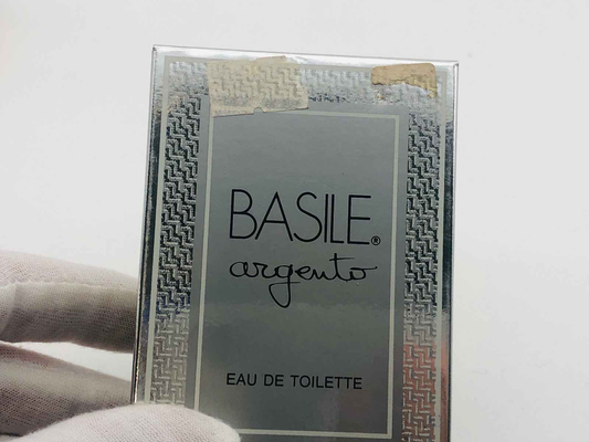 Confezione di profumo Basile Argento Vintage, Eau de Toilette, con dettagli eleganti e design classico