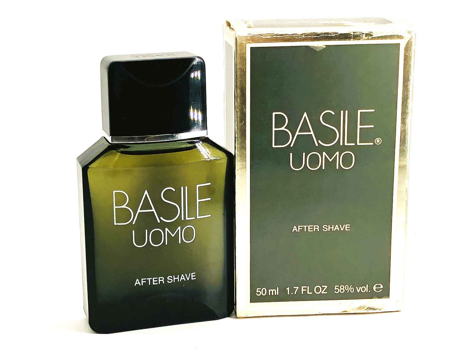 After shave Basile Uomo Vintage da 50 ml con confezione elegante e profumo raffinato
