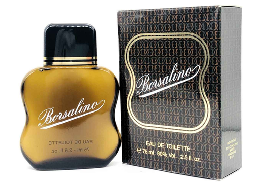 Profumo Borsalino Pour Homme Vintage in flacone da 75 ml con confezione elegante