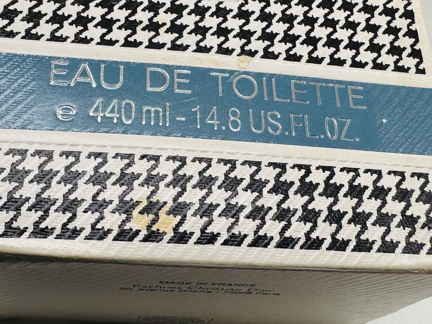 Scatola di profumo Diorella Vintage da 440 ml con design in tessuto pied de poule
