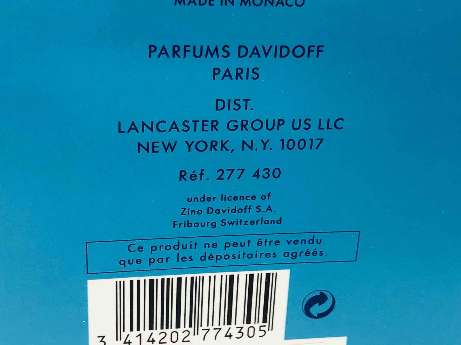 Profumo Vintage Cool Water Davidoff con un design elegante e originale per appassionati di fragranze