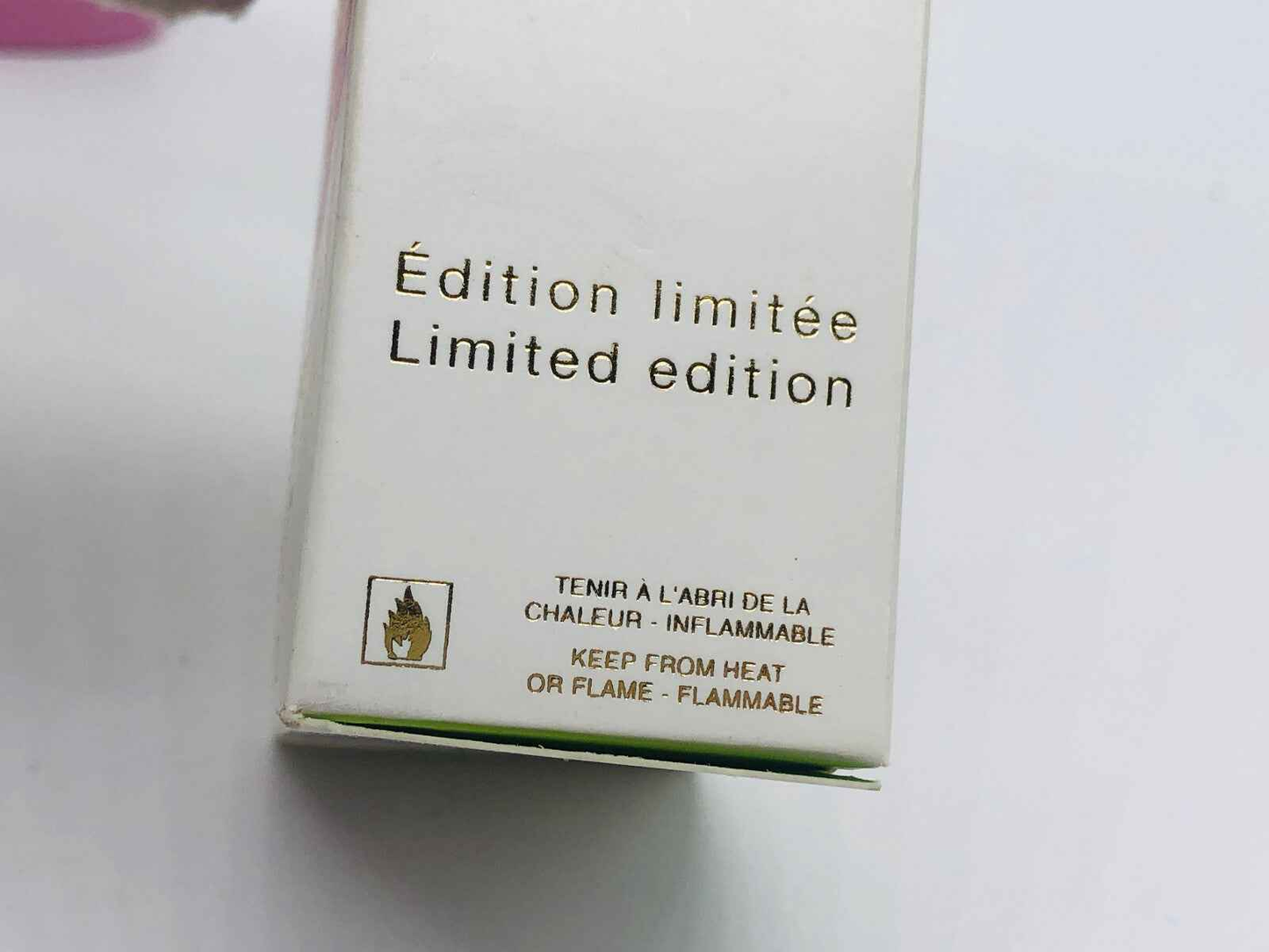 Dior Forever And Ever profumo in edizione limitata con istruzioni di sicurezza sulla confezione
