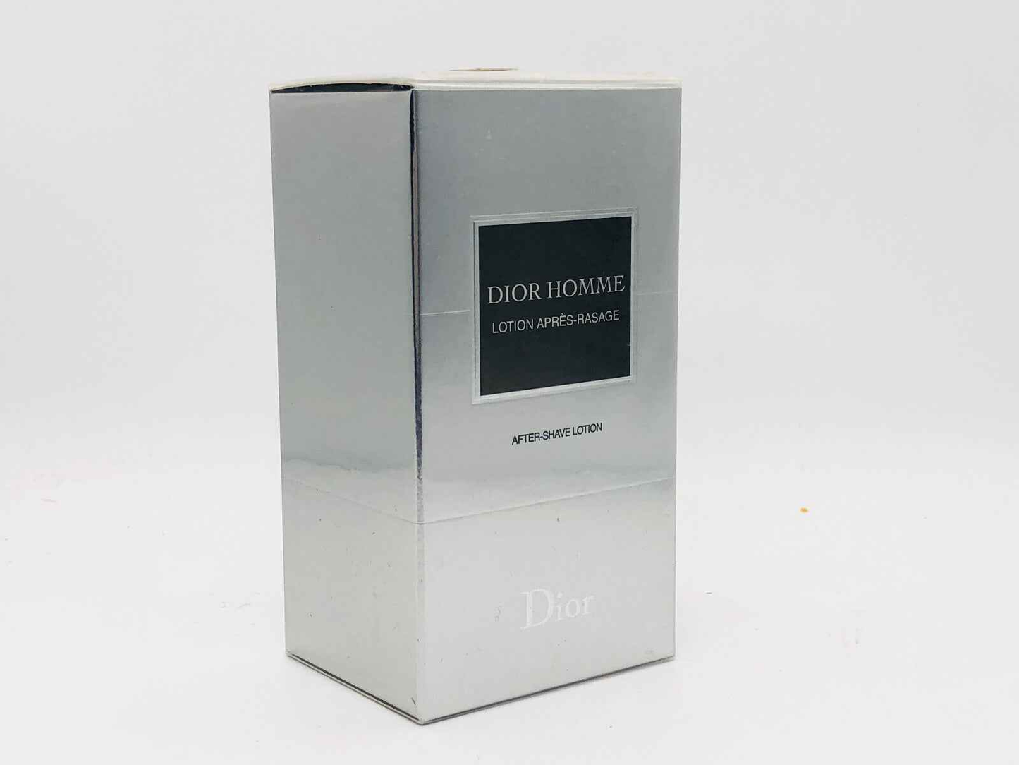 Confezione di Dior Homme Vintage Lozione Dopobarba in scatola argentata per Aftershave