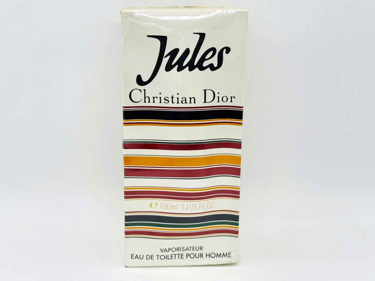 Confezione di Dior Jules Vintage Eau de Toilette da 100ml con design elegante e colorato