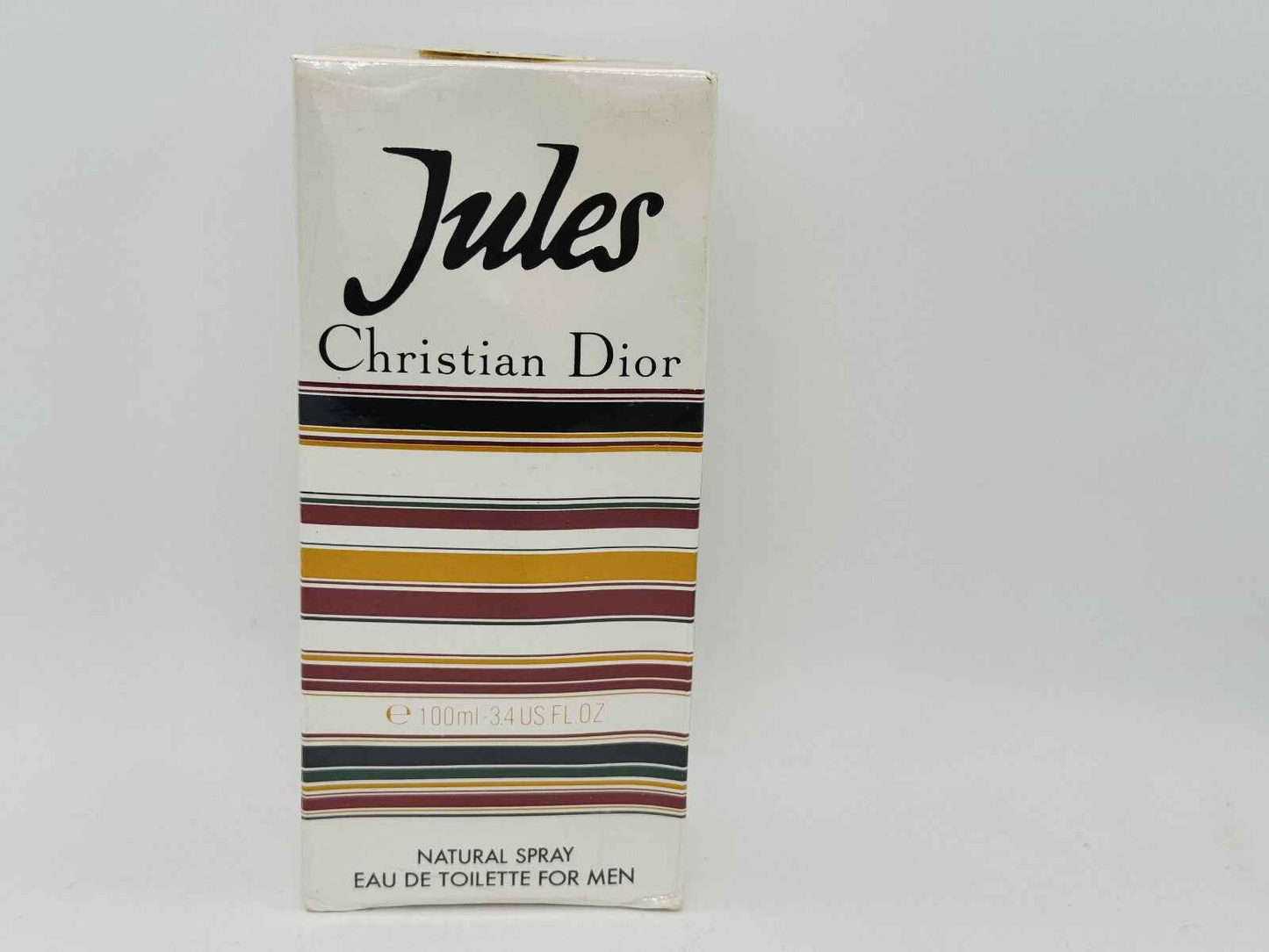 Flacone di profumo Dior Jules Vintage Eau de Toilette per uomini con scatola decorativa colorata