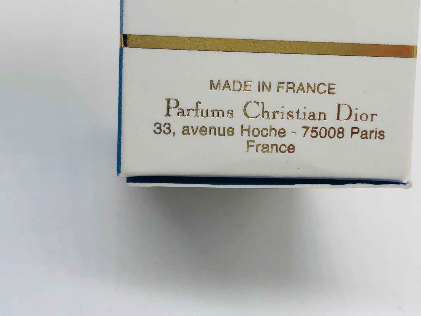Confezione del profumo Remember Me Dior di Christian Dior, Made in France