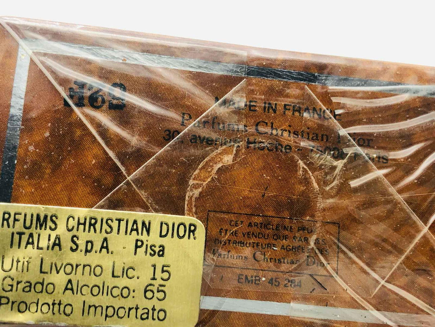 Confezione vintage profumo Dior Sauvage Extreme con etichette originali e informazioni di importazione