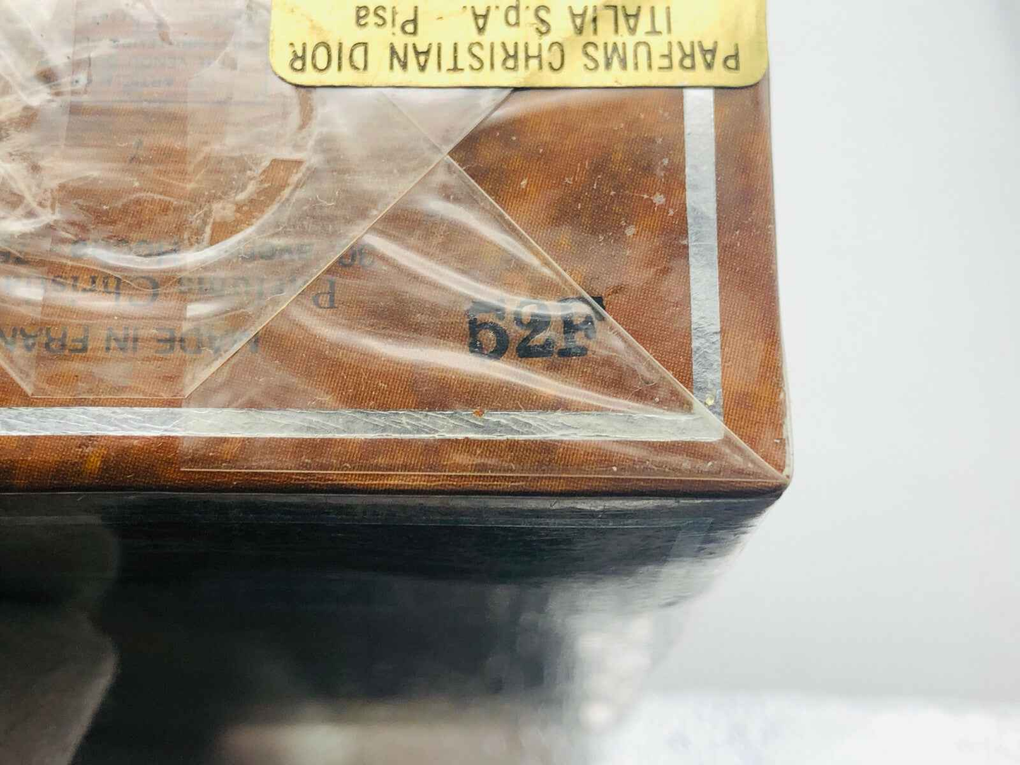 Scatola in legno del profumo Dior Sauvage Extreme sigillata con etichetta originale di Christian Dior
