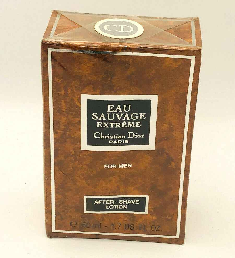 Confezione Dior Sauvage Extreme lozione dopobarba da 50 ml per uomo in design vintage marrone
