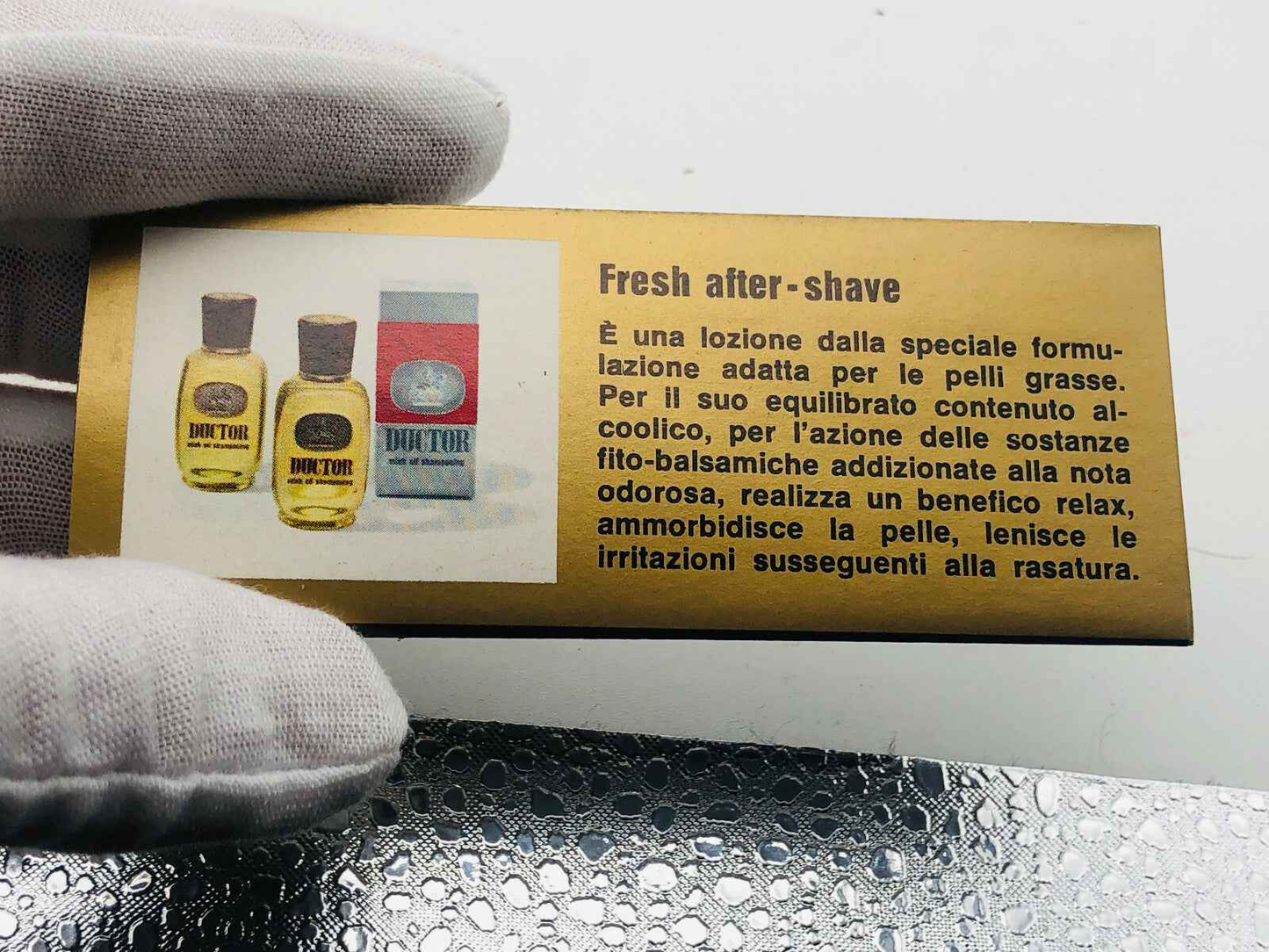 Ductor Pour Homme dopo barba fresco con formula lenitiva e bilanciata per pelli sensibili