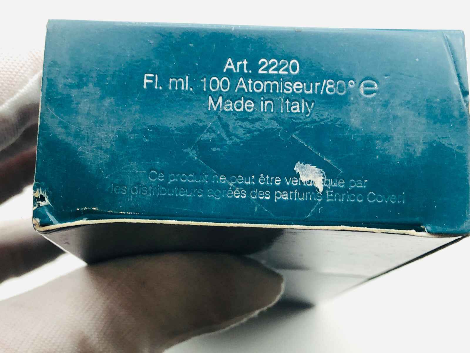 Scatola di profumo Enrico Coveri Pour Homme Vintage da 100 ml con atomizzatore, prodotto in Italia