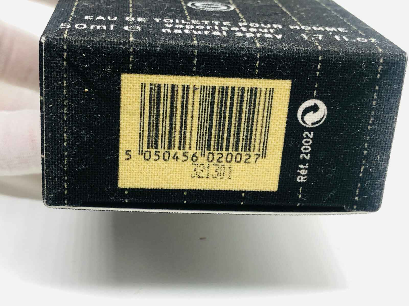 Scatola di profumo Francesco Smalto Vintage, con etichetta e codice a barre chiaramente visibili