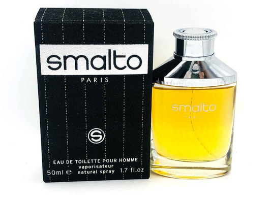 Profumo Francesco Smalto Vintage in flacone elegante da 50ml con scatola nera di design