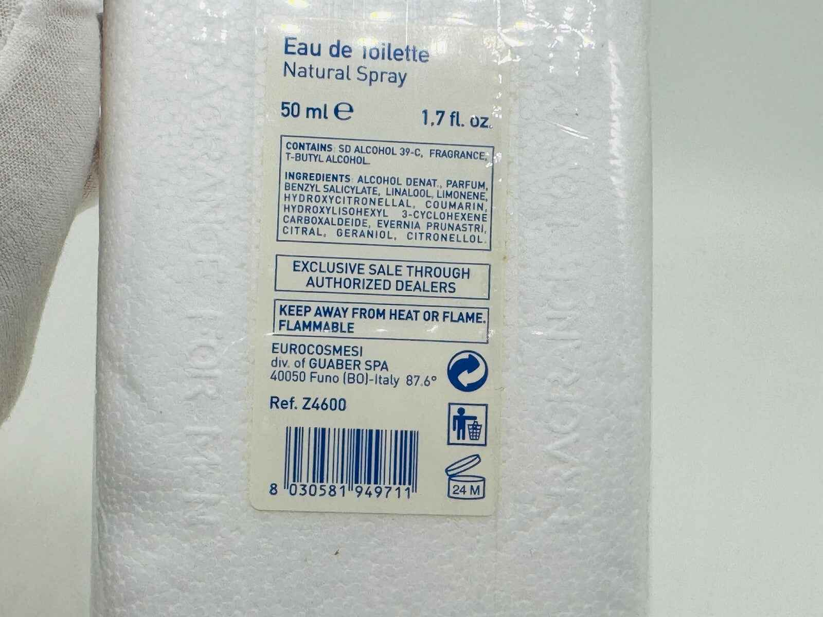 Flacone di profumo Gas Keep It Simple da 50 ml in spray naturale per un uso quotidiano