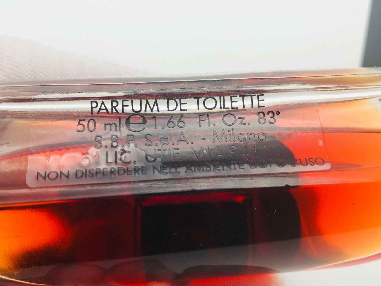 Flacone di profumo Gian Marco Venturi Vintage da 50 ml con etichetta e design elegante