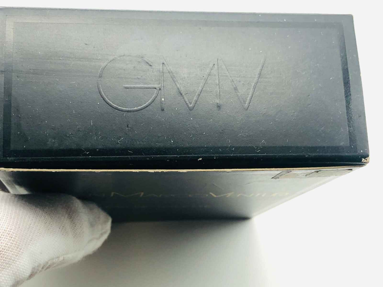 Scatola di GIAN MARCO VENTURI Donna Vintage con logo GMV in rilievo per collezionisti di moda