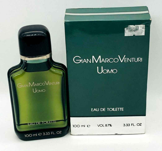 Profumo GianMarco Venturi Uomo in bottiglia da 100 ml con scatola elegante, ideale per l'uomo moderno