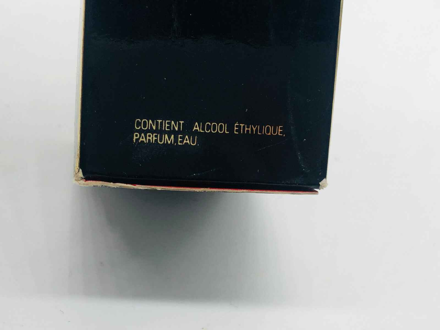 Scatola del profumo vintage Givenchy Xeryus con etichetta ingredienti ben visibile
